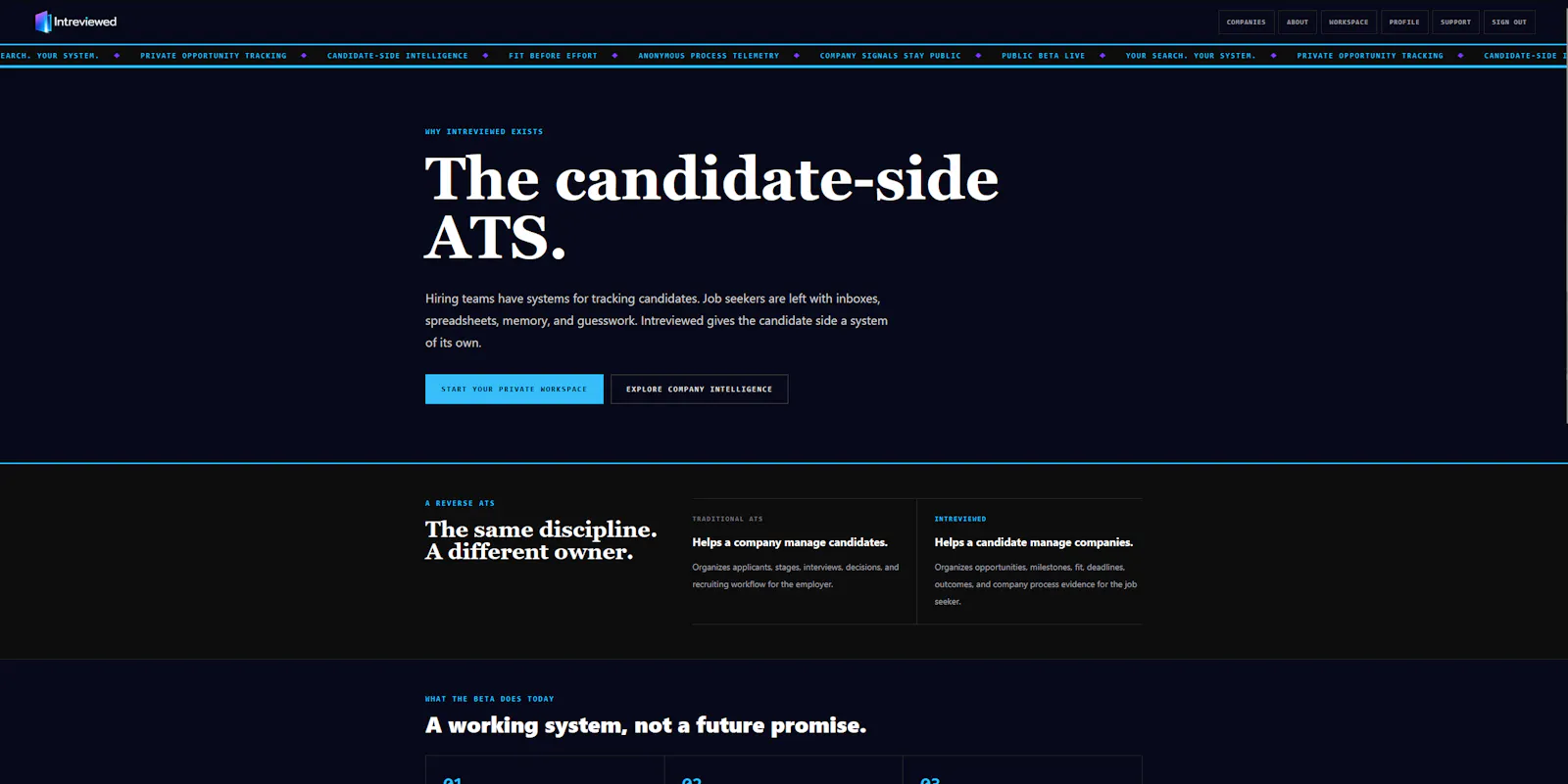 Intreviewed screenshot 3