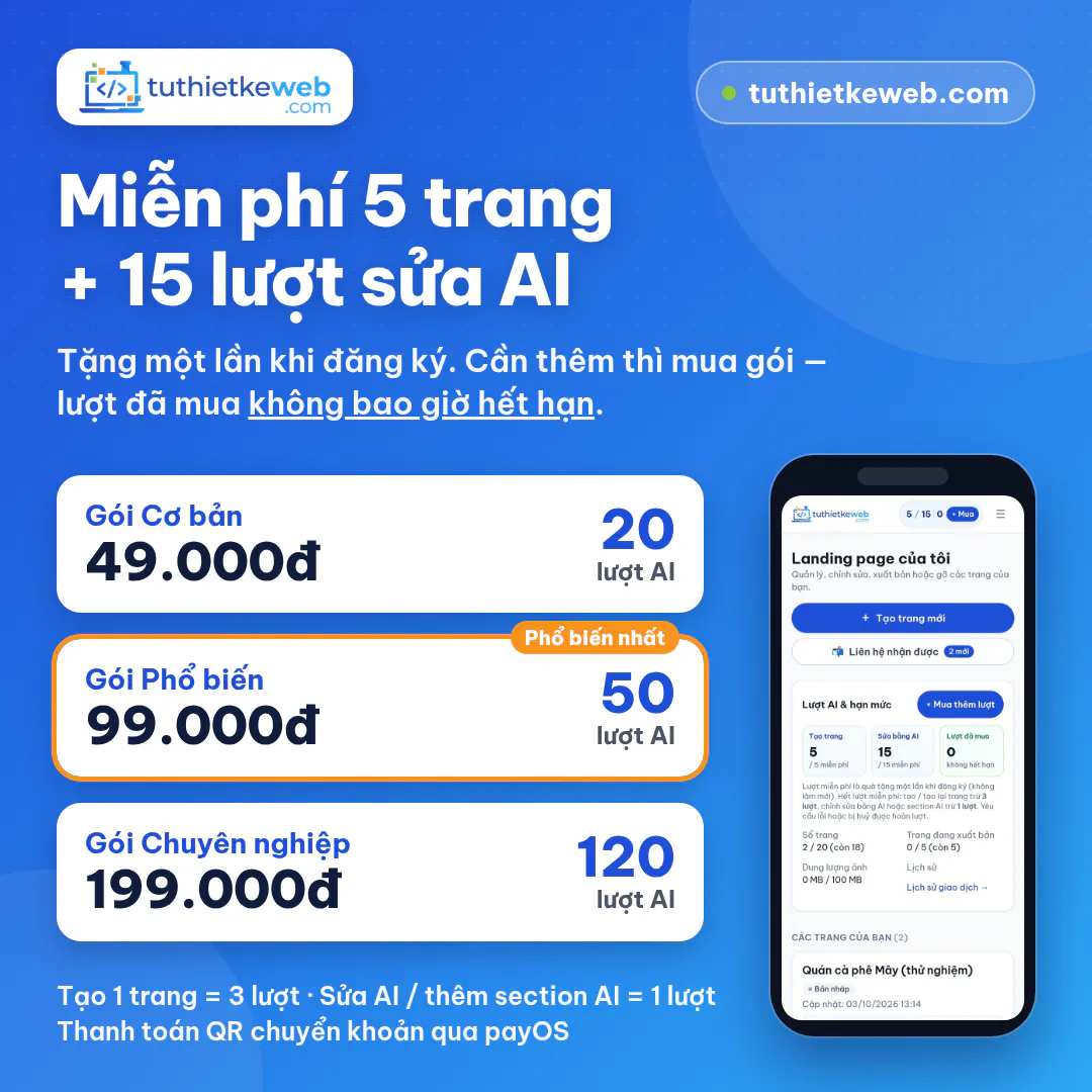 Tự Thiết Kế Web gallery image