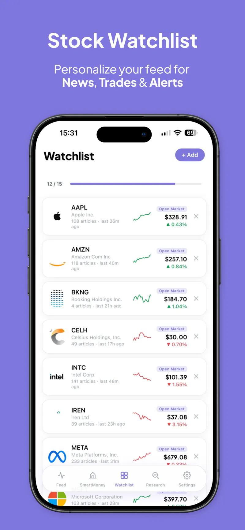 Sentex: Real-time AI Stock Intelligence screenshot 3