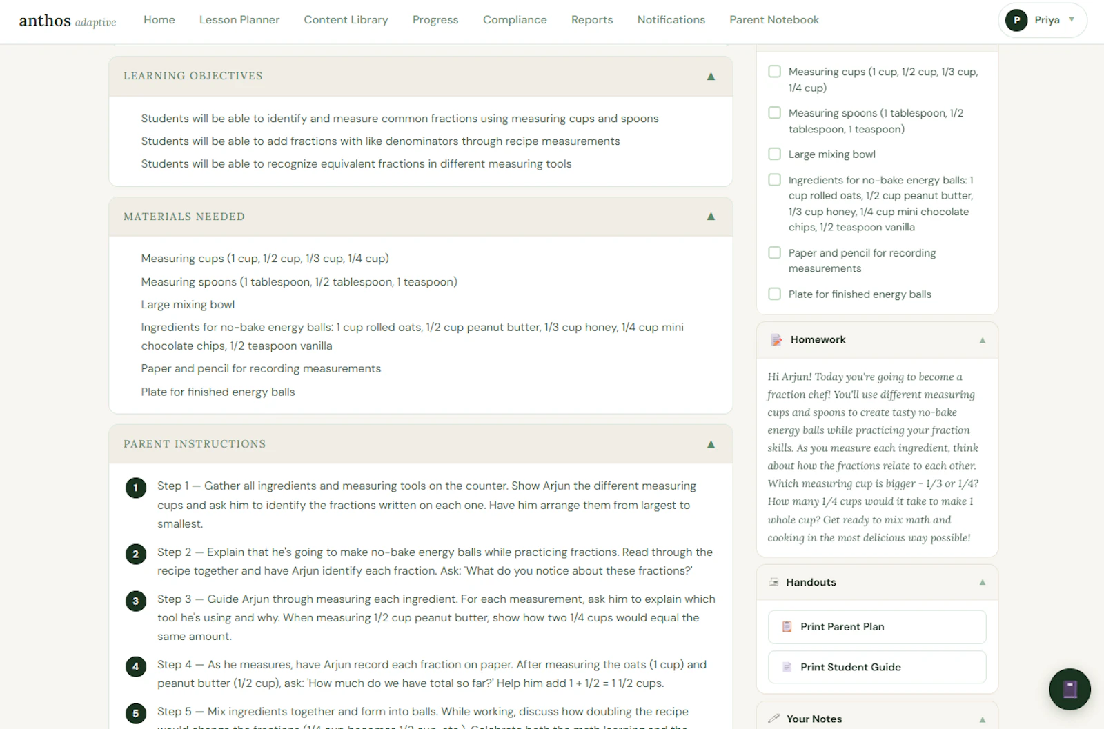 Anthos Adaptive Learning screenshot 4