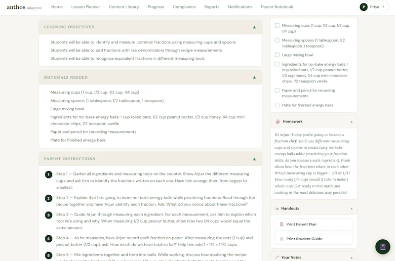 Anthos Adaptive Learning screenshot 4