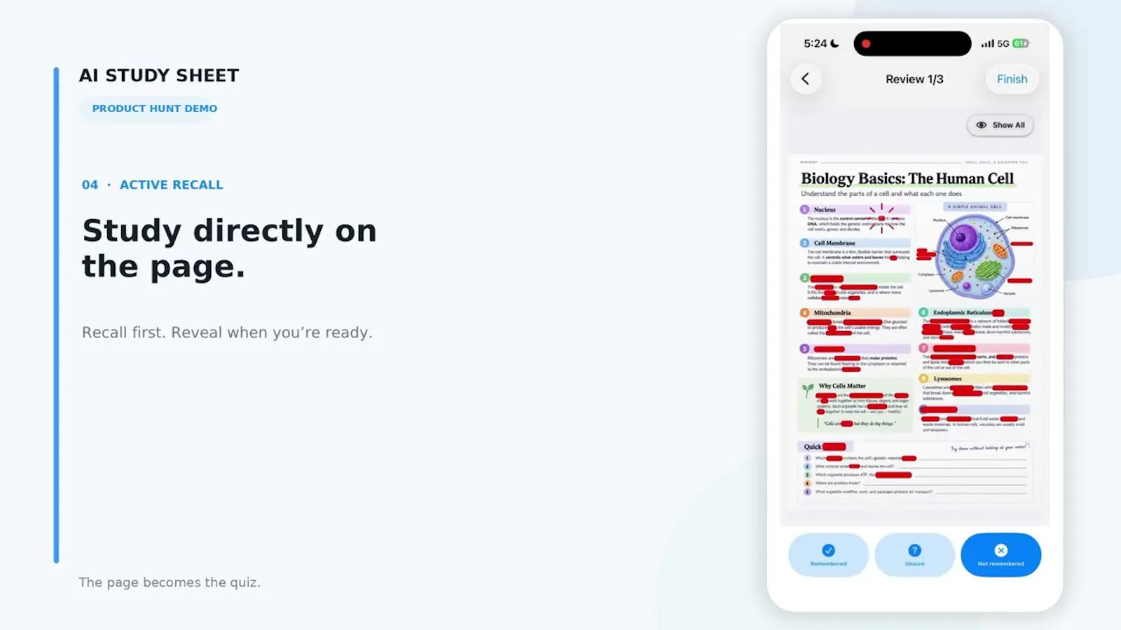 AI Study Sheet screenshot 1 (video preview)