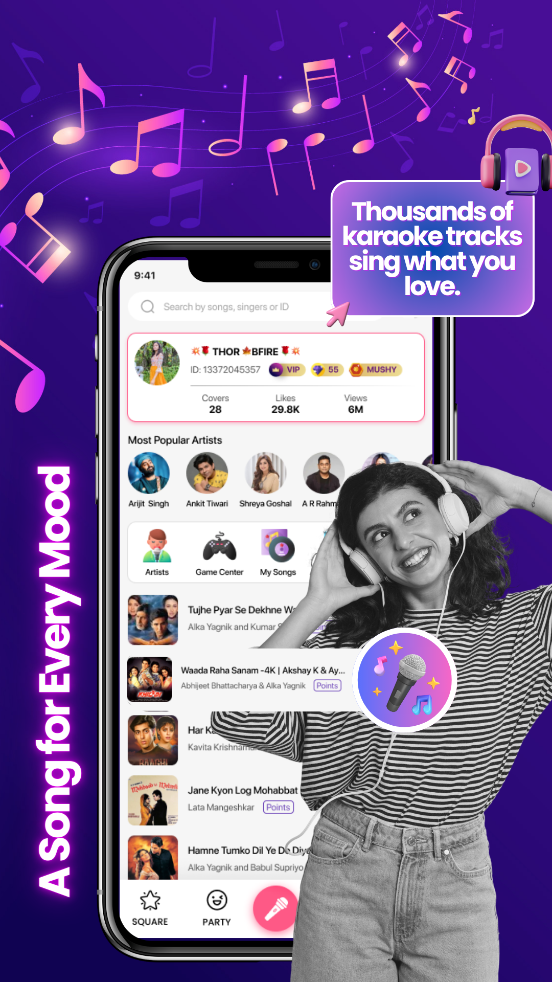 Roxstar - Eerste door India geboren karaoke -zang -app media 2