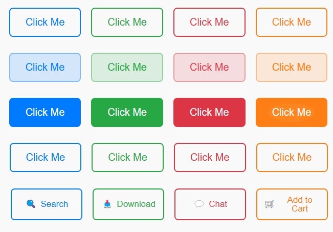 100 şık CSS düğmesi paketi media 2