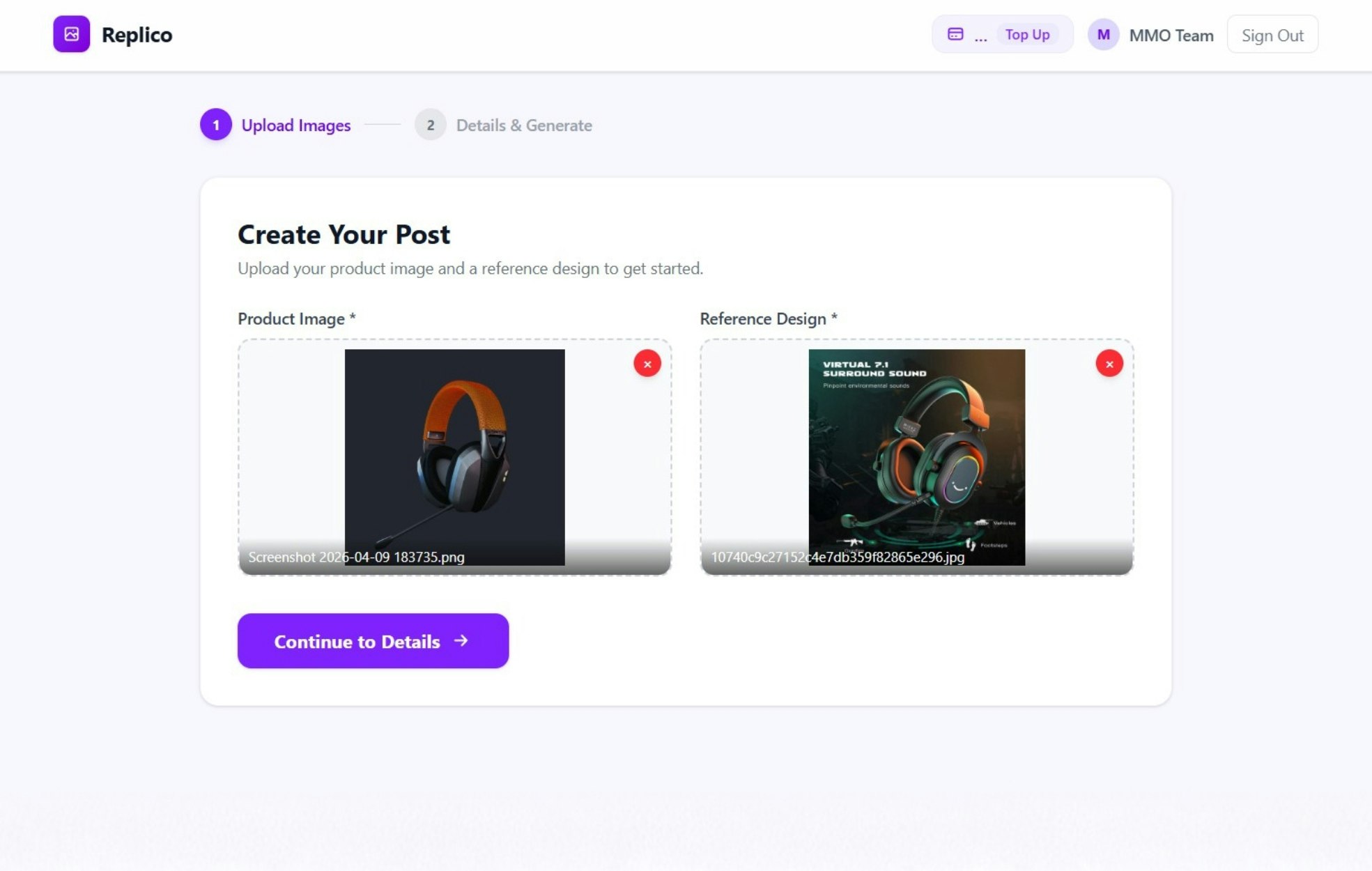 Replico gallery image