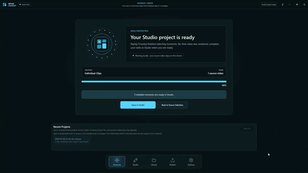 ReplayFoundry gallery image