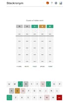 Stackronym! A new daily word game gallery image