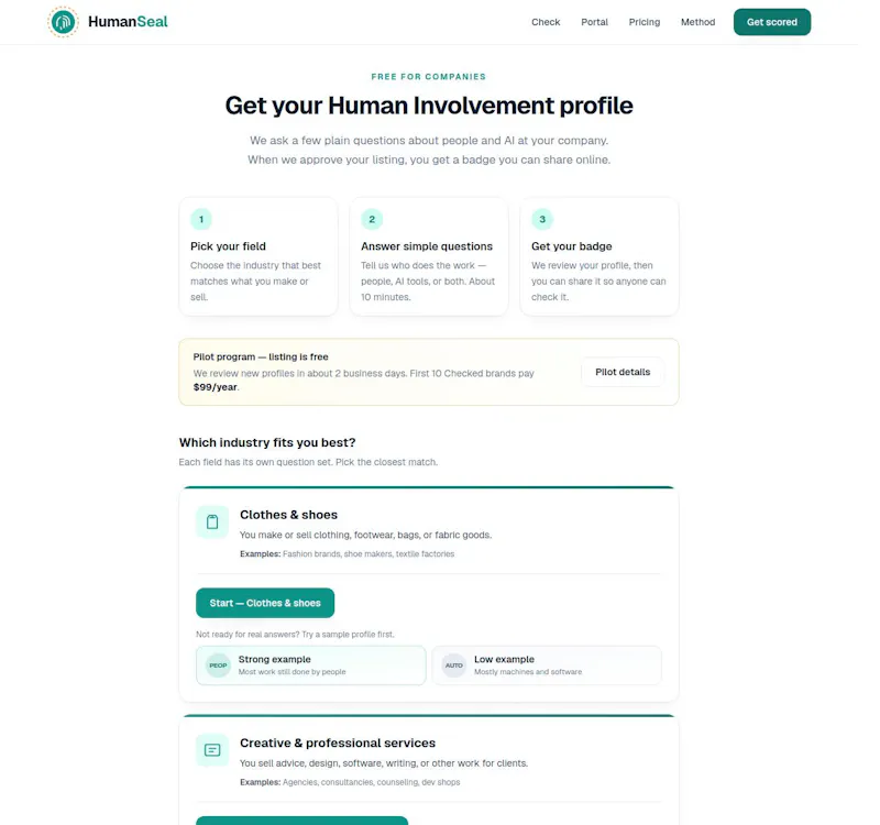 HumanSeal screenshot 3