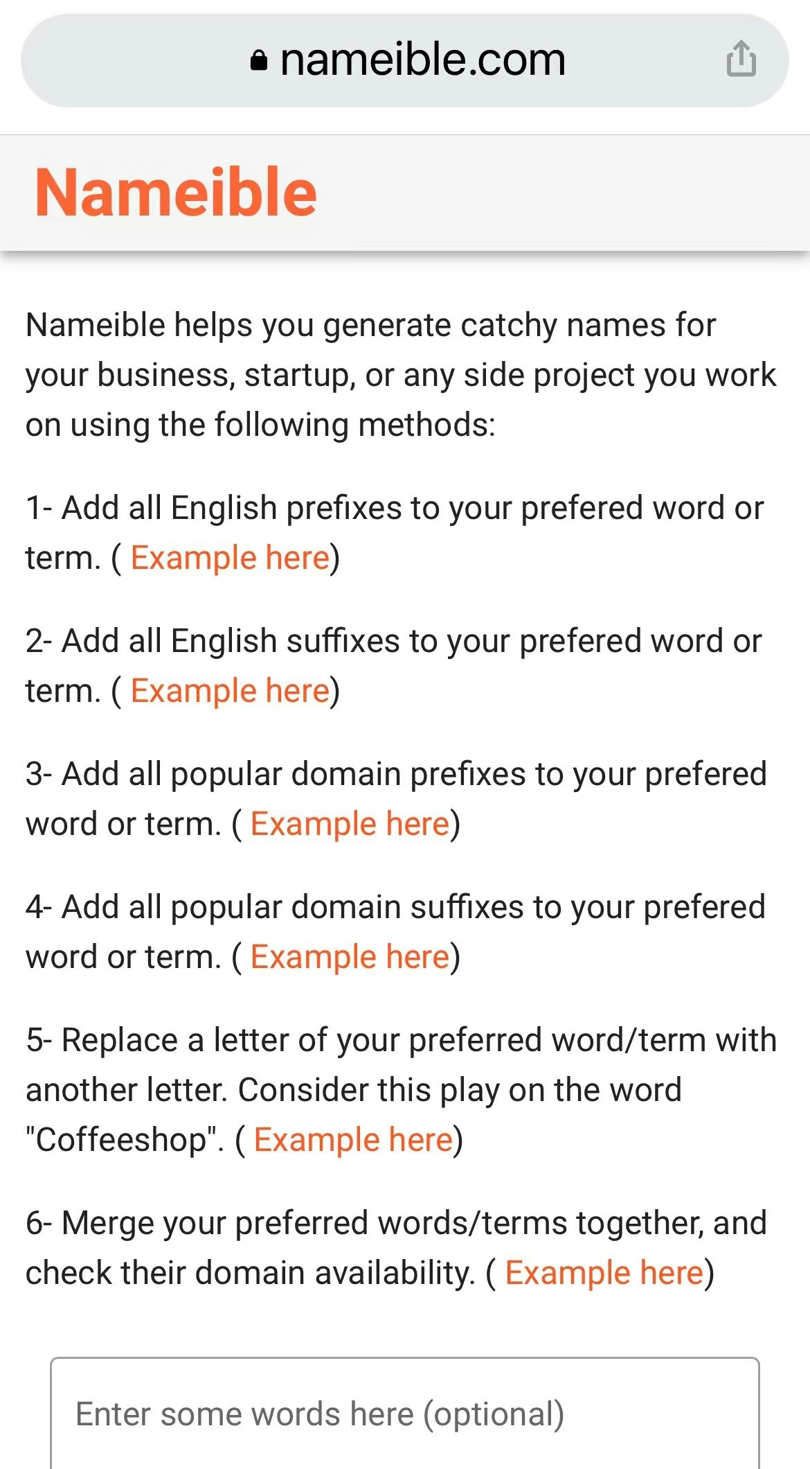 Nameible gallery image