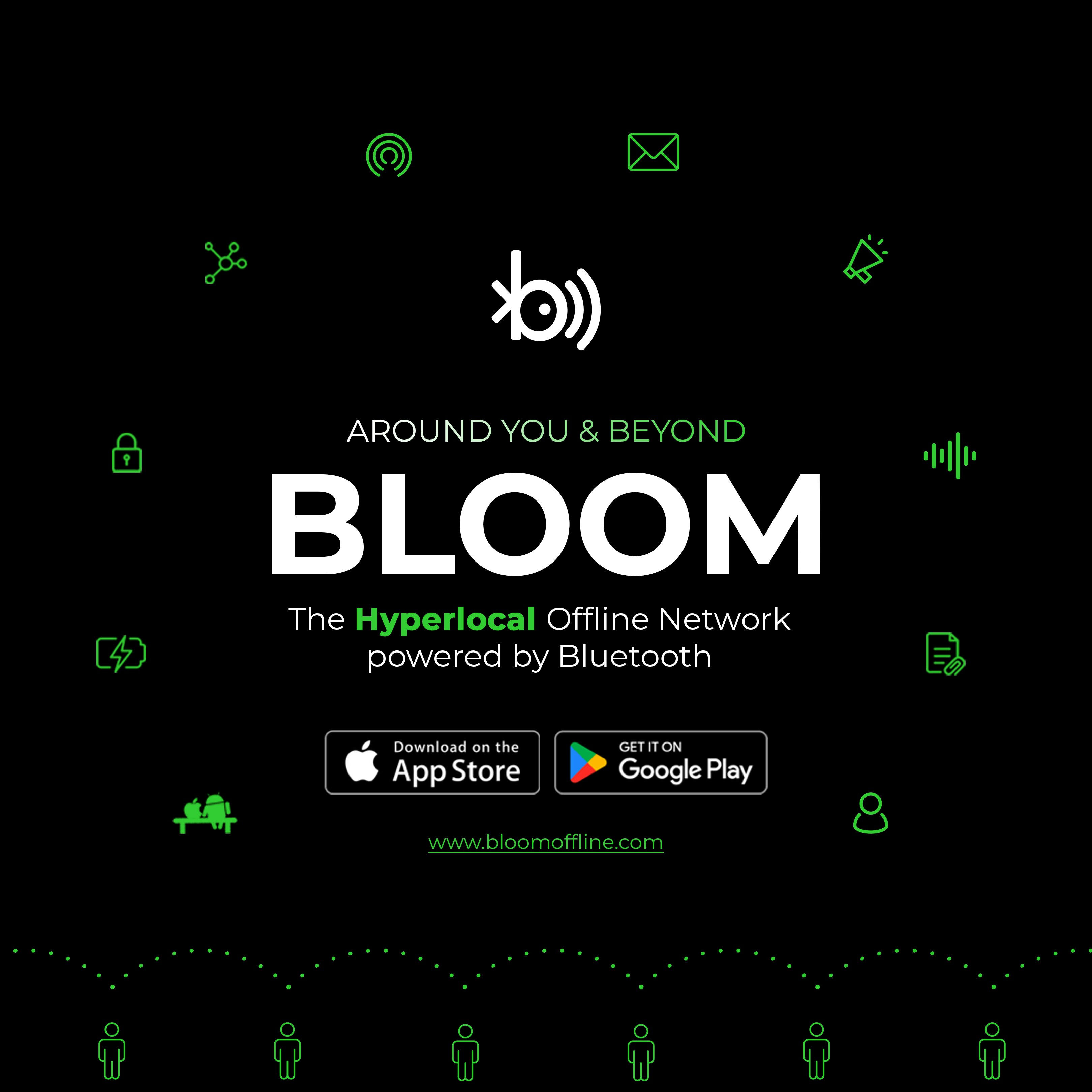 Bloom - Red hiperlocal fuera de línea media 1