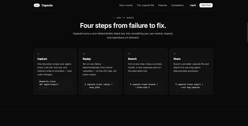 Capsule screenshot 2