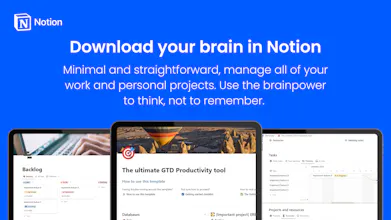 The ultimate GTD productivity template gallery image