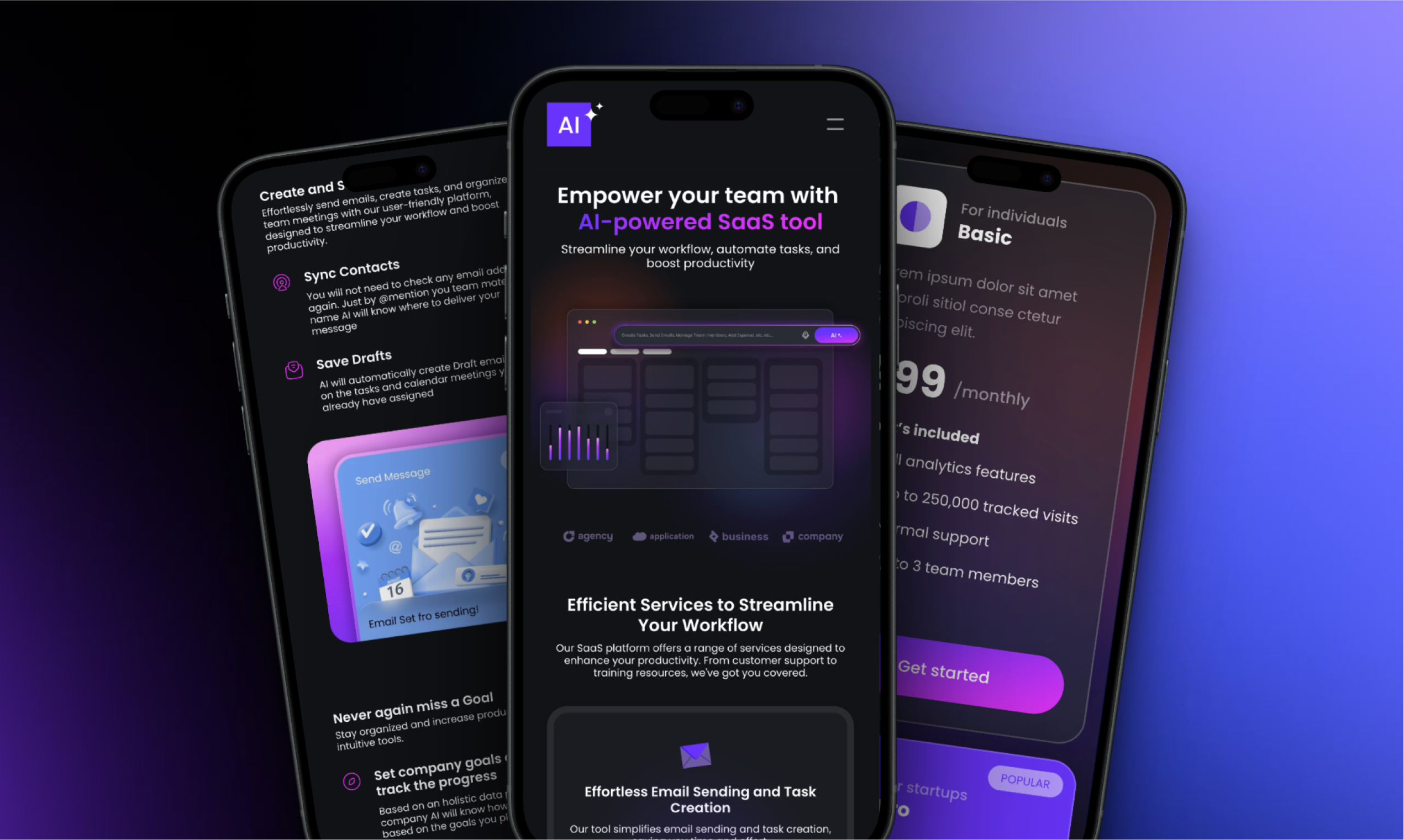 Média Saasify - modèle de site Web - Le modèle de référence pour les startups cherchant à se démarquer en ligne 4