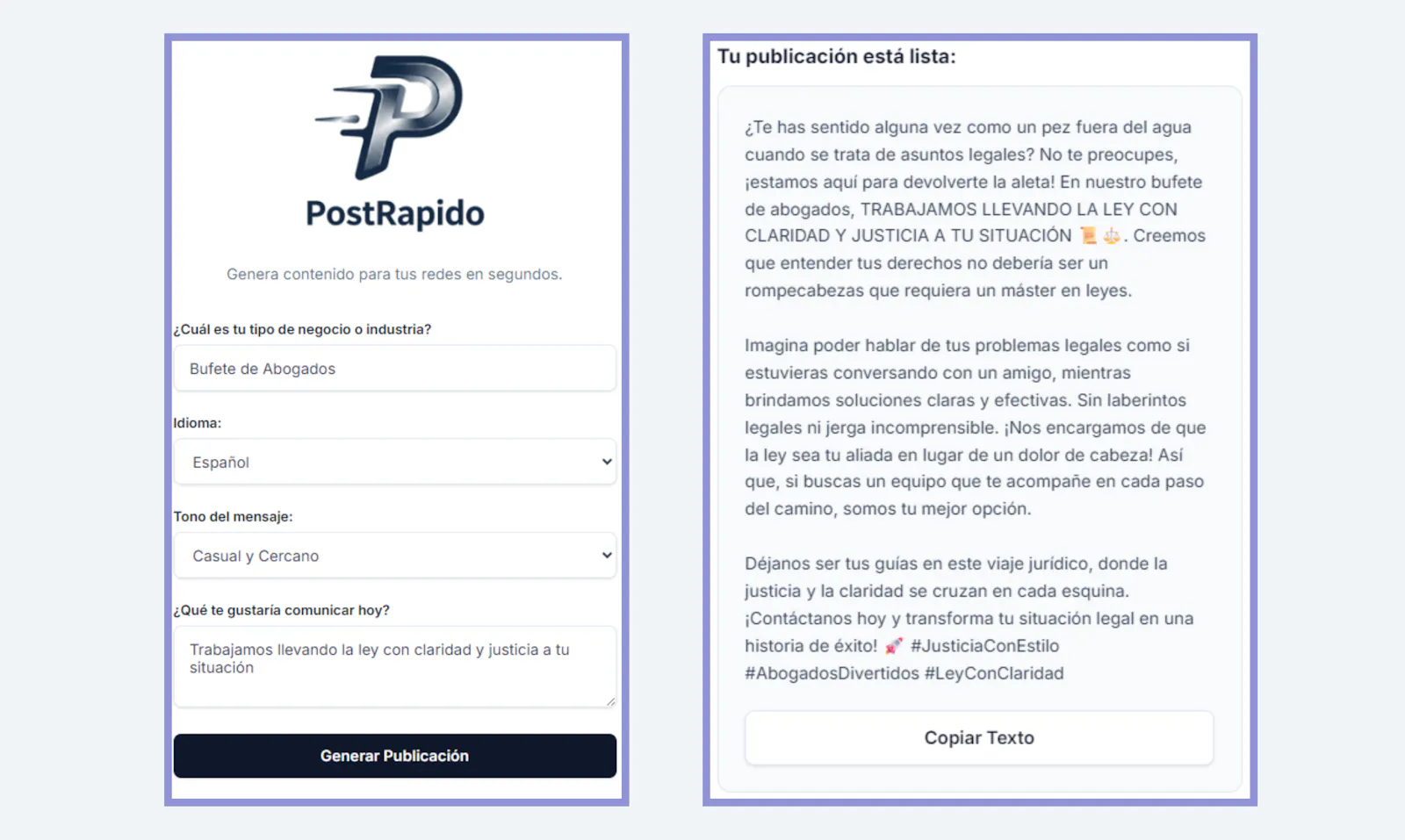PostRapido screenshot 6