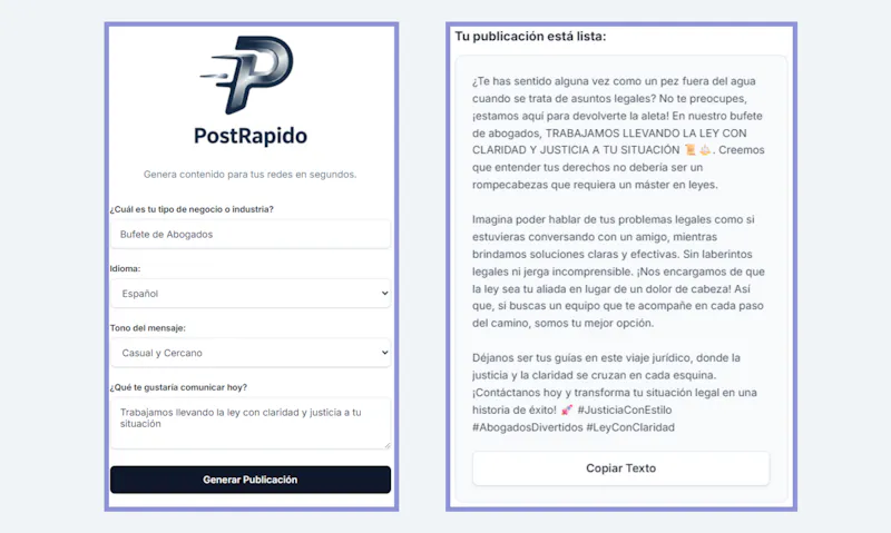 PostRapido screenshot 6
