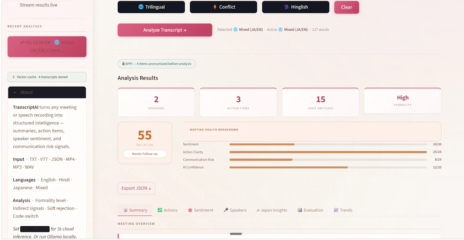 TranscriptAI screenshot 4