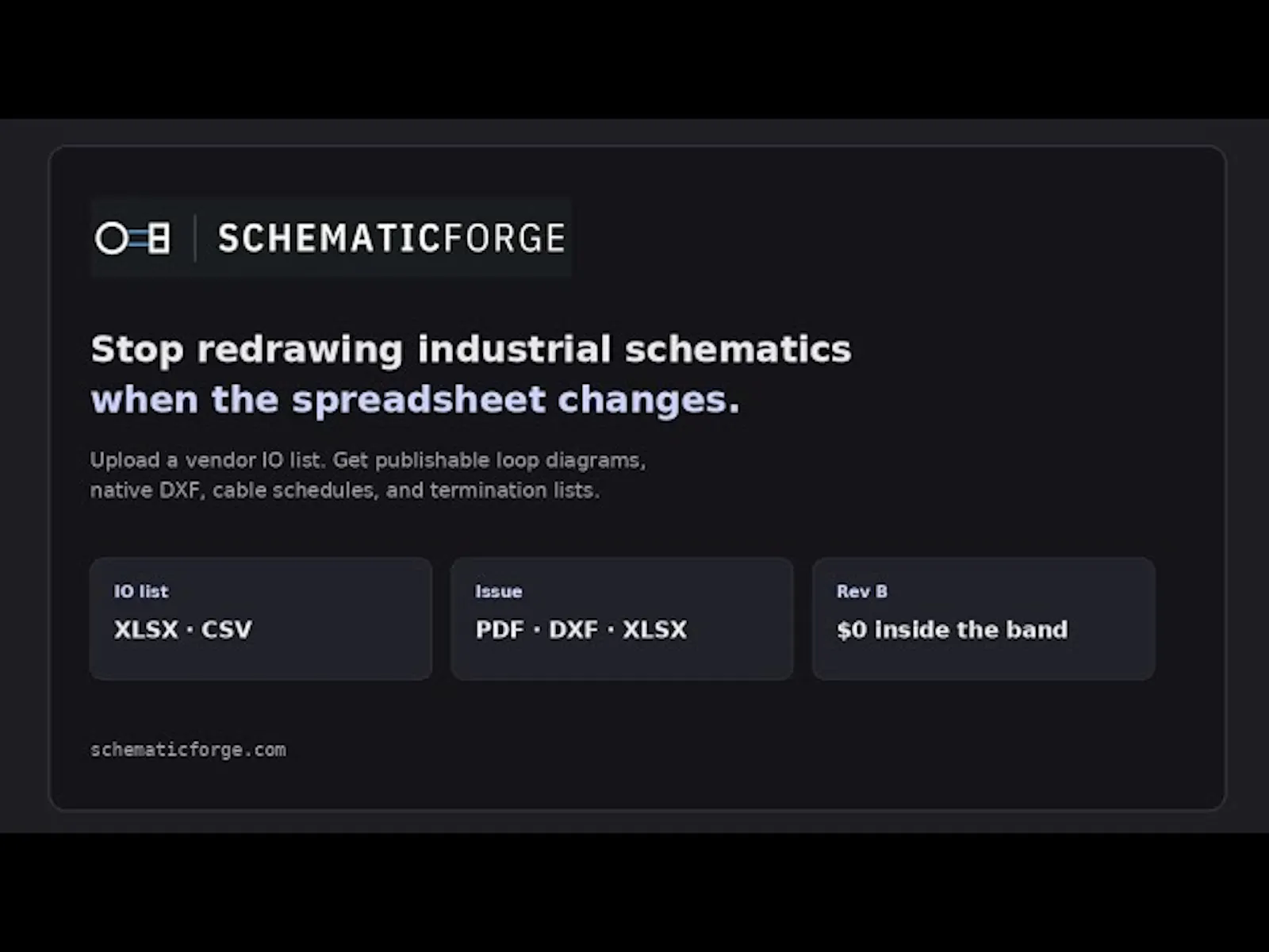 SchematicForge screenshot 1 (video preview)