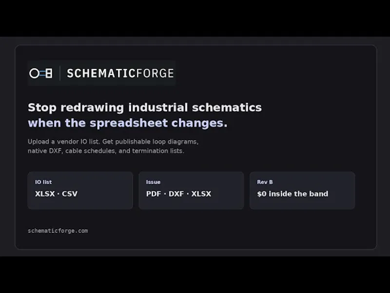 SchematicForge screenshot 1 (video preview)