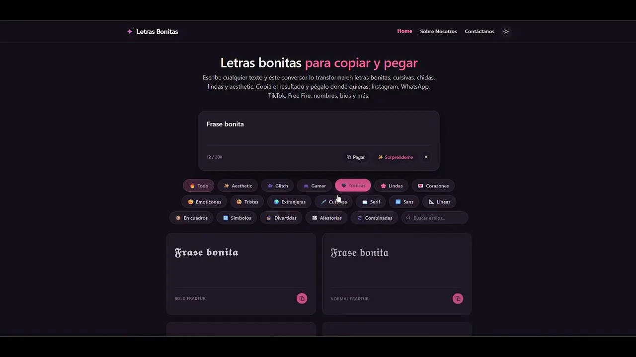 Letras Bonitas gallery image