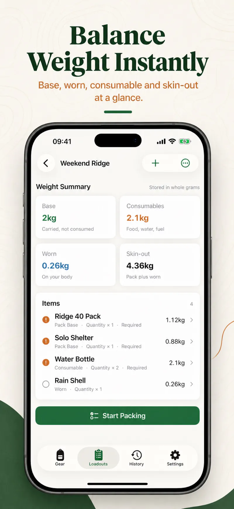 PackSlate screenshot 3