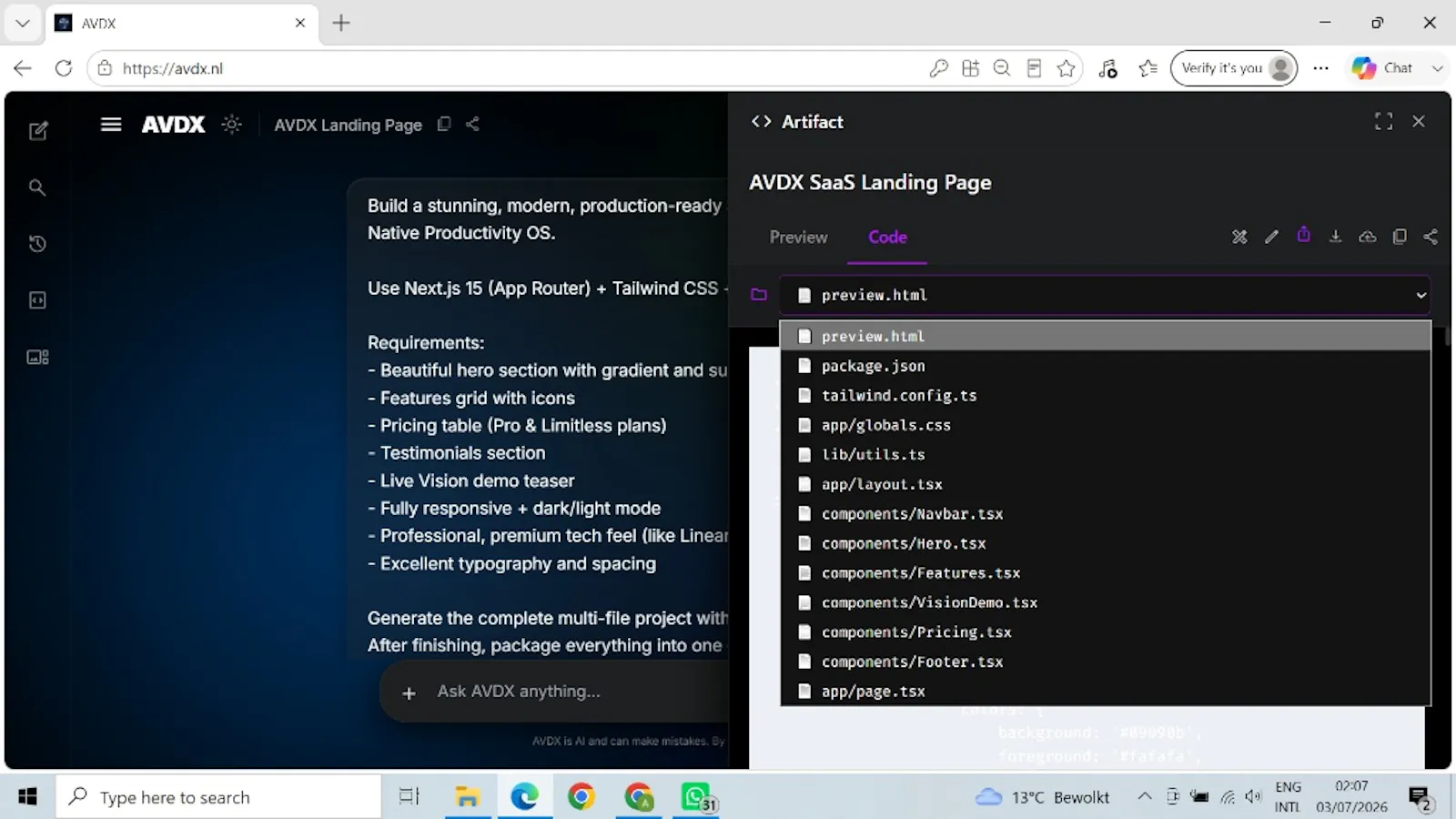 AVDX OS screenshot 5