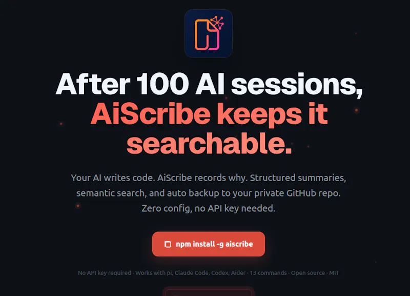 AiScribe - Store your ai coding session screenshot 8