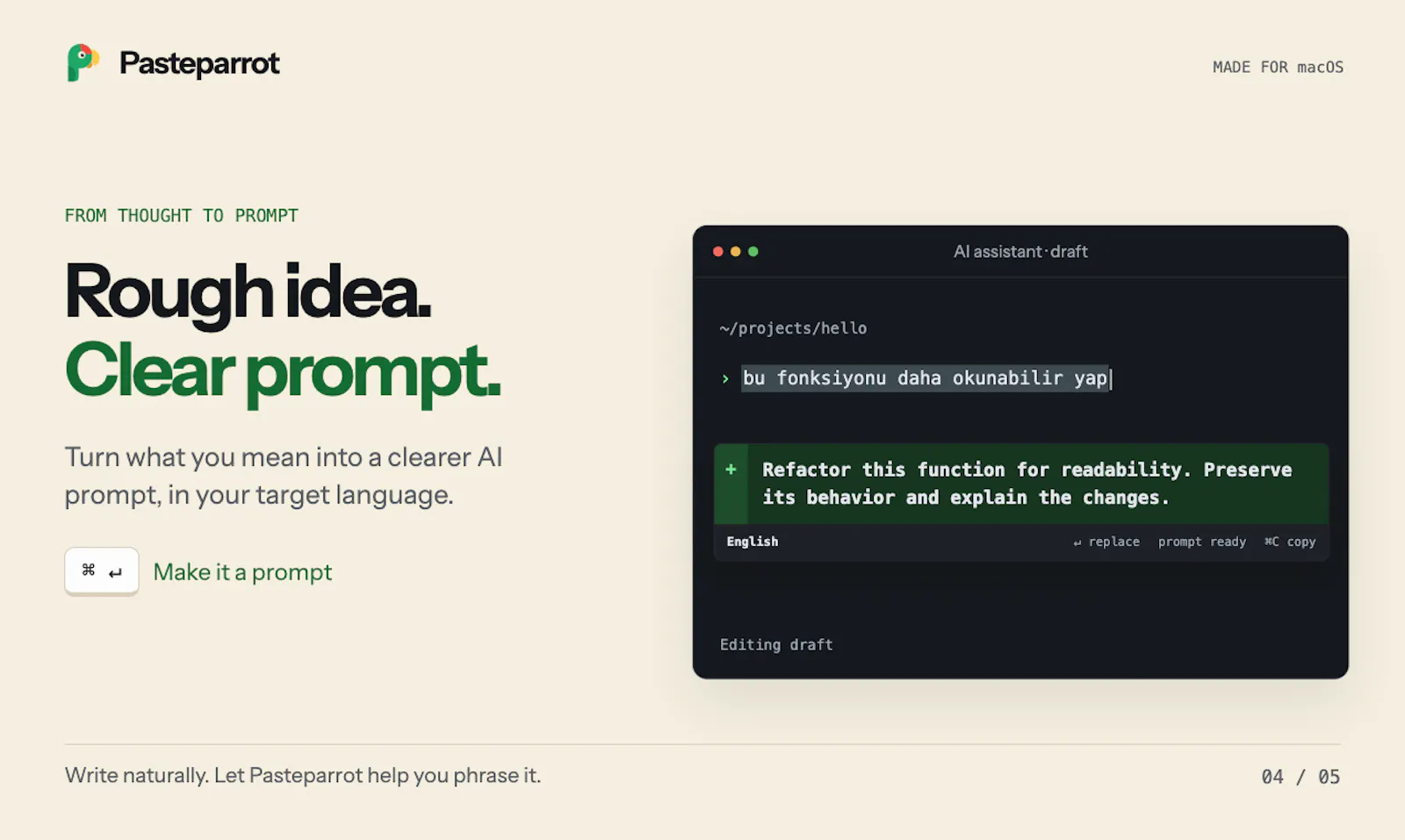 Pasteparrot screenshot 4