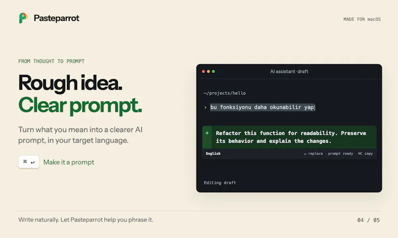 Pasteparrot screenshot 4