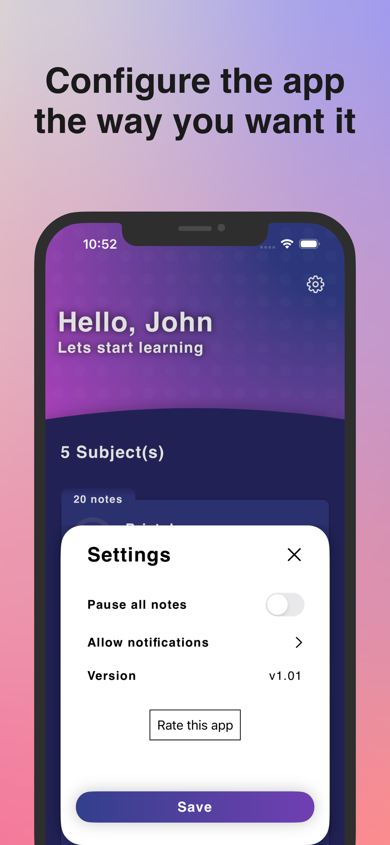 StudyPush - StudyPush는 푸시 알림을 통해 물린 크기의 메모를 보냅니다 미디어 4