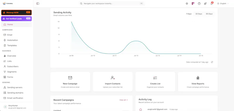 Turumail screenshot 1