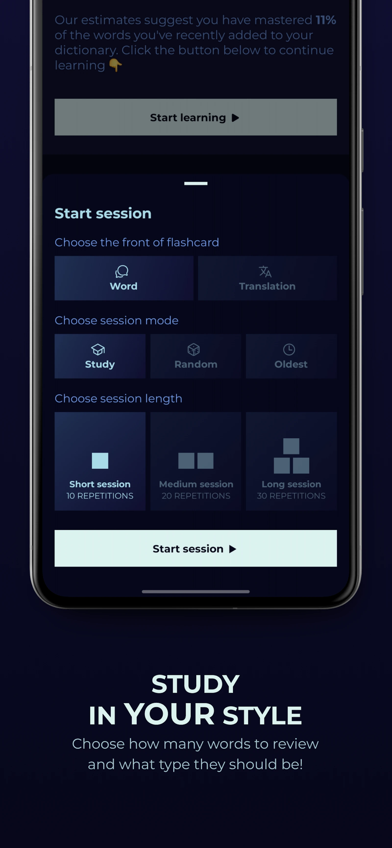 Lango Flashcards screenshot 1