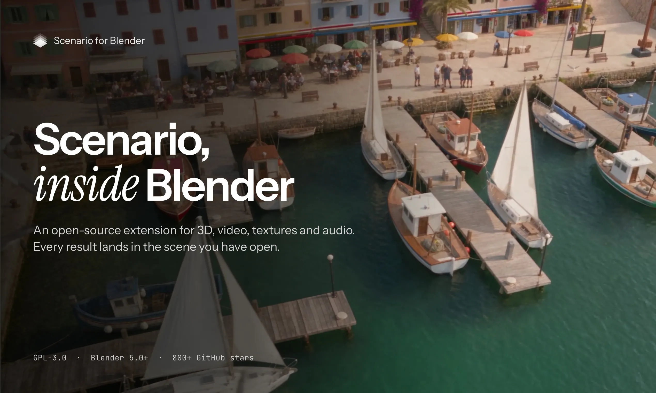 Scenario for Blender gallery image