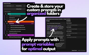 Easy Folders for ChatGPT & Claude gallery image