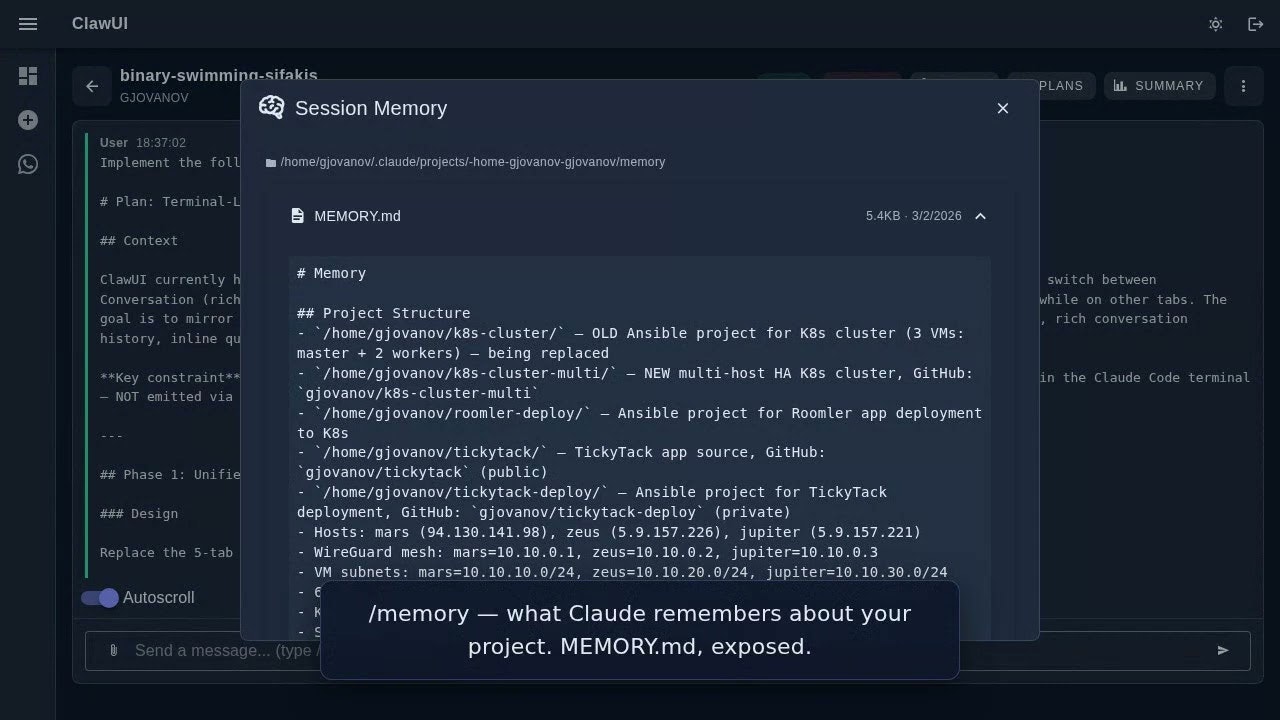 ClawUI gallery image