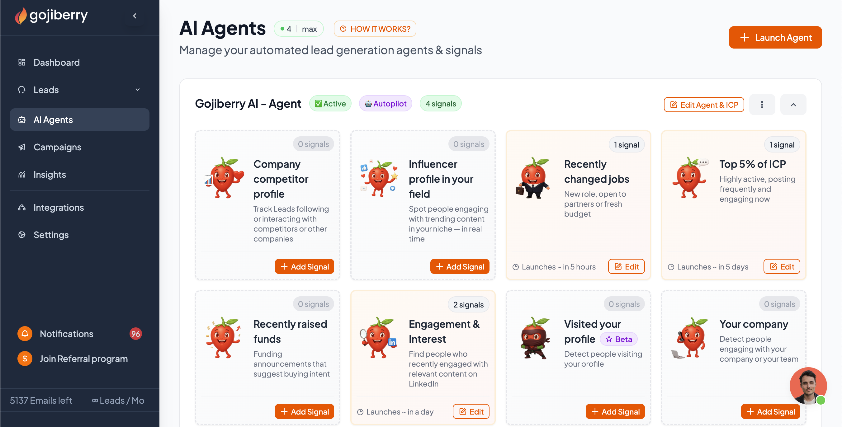 Gojiberry AI  - Screenshot 2 showing product features and functionality