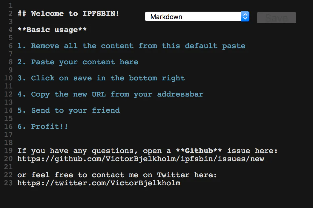IPFSBin