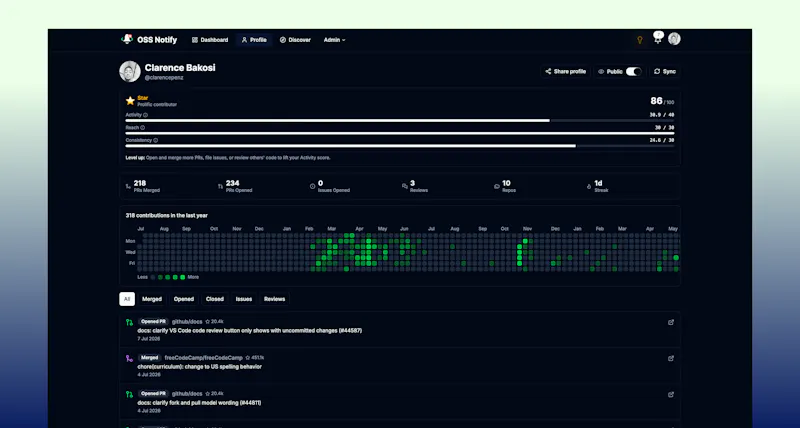 Oss Notify screenshot 4