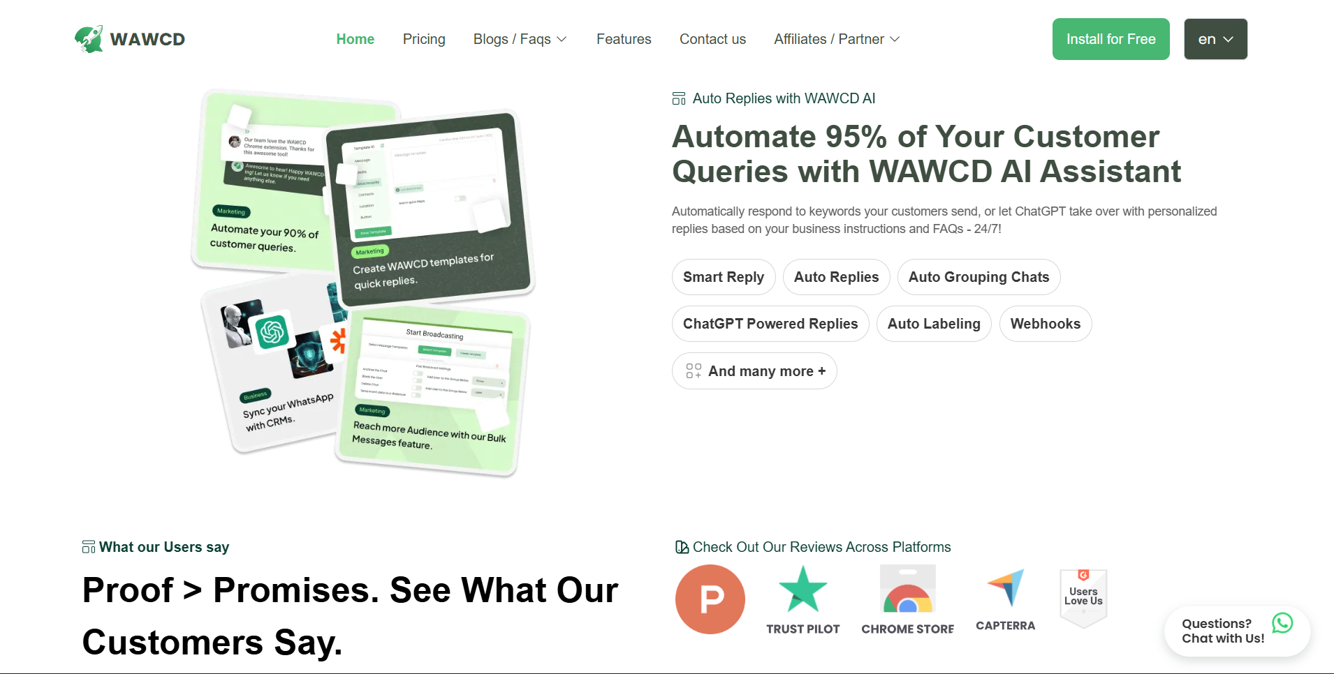 WAWCD: WhatsApp CRM Automation Tool - Smart WhatsApp CRM for creators & businesses-Automate & Grow media 4