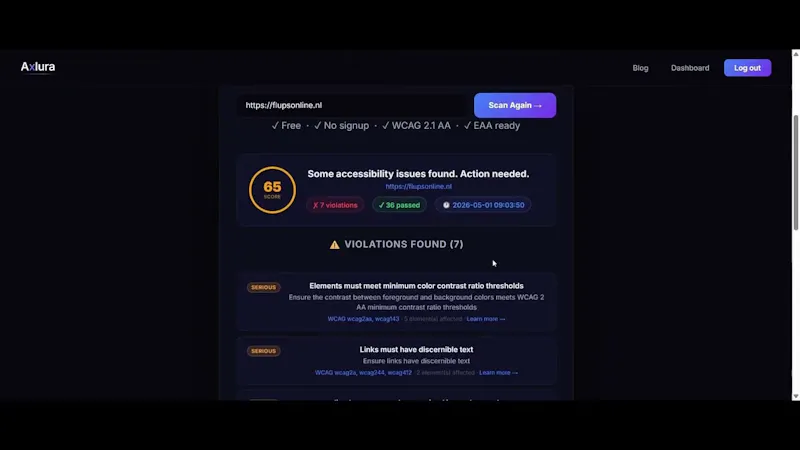 Axlura screenshot 1 (video preview)