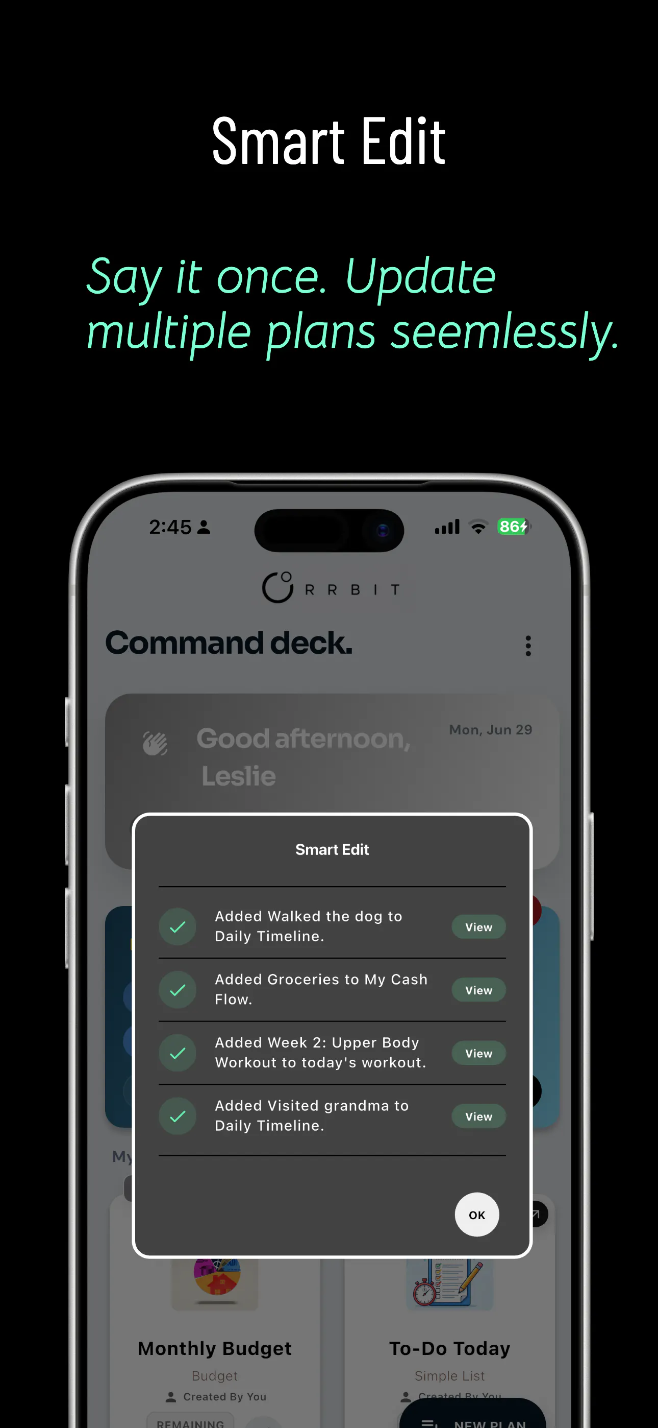Orrbit AI screenshot