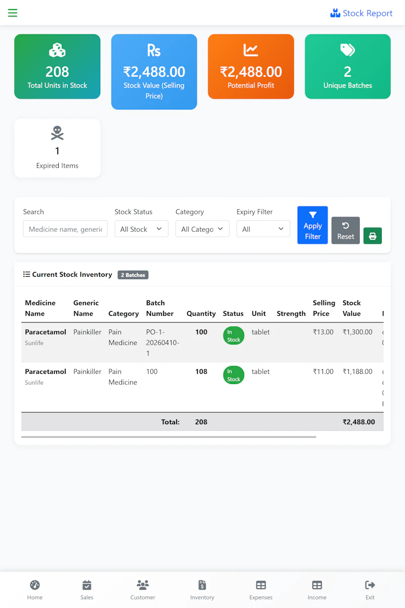 Pharmacy Store Management System screenshot 13