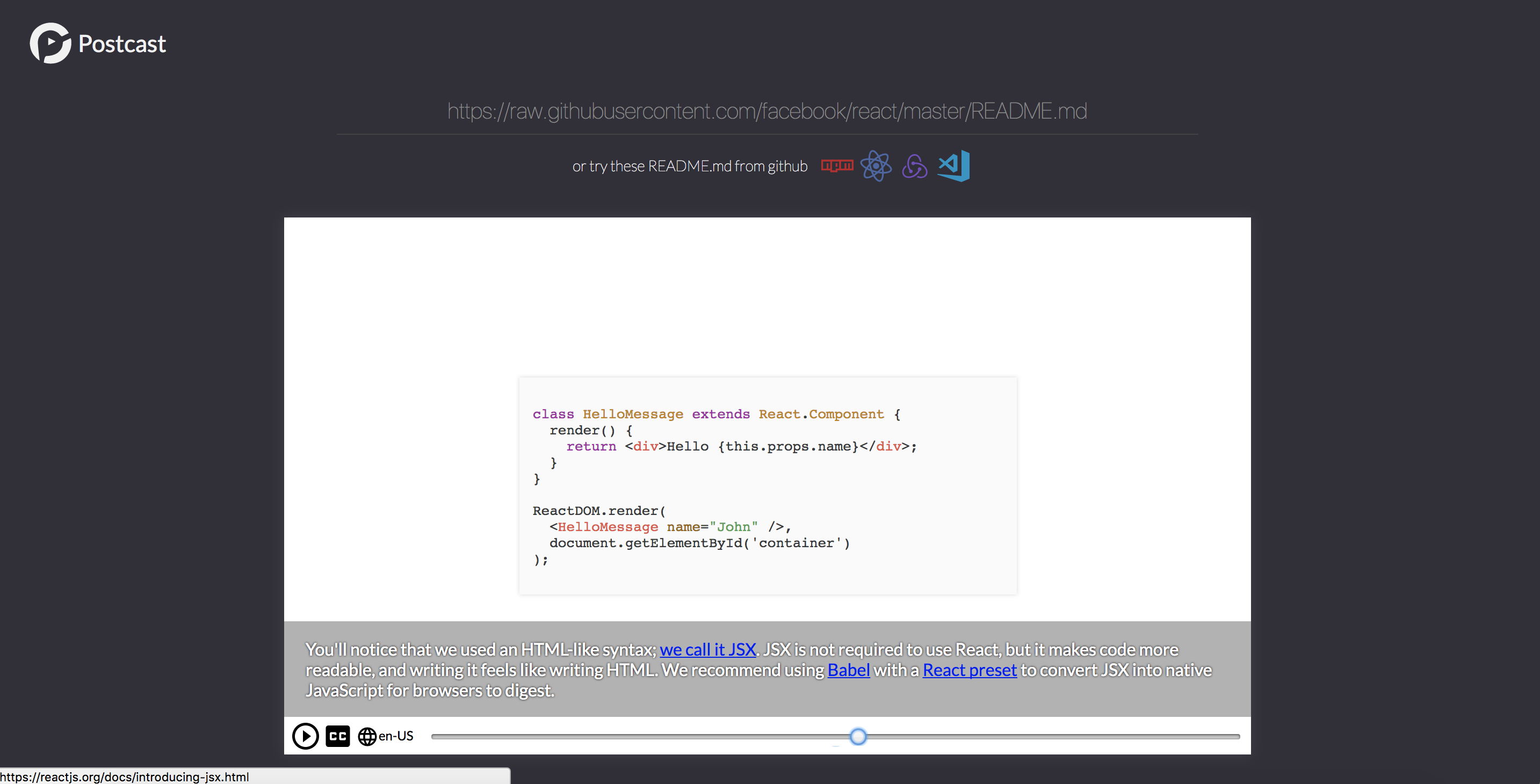Postcast gallery image