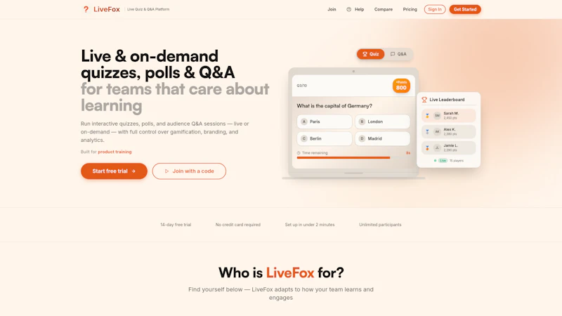 LiveFox screenshot 2