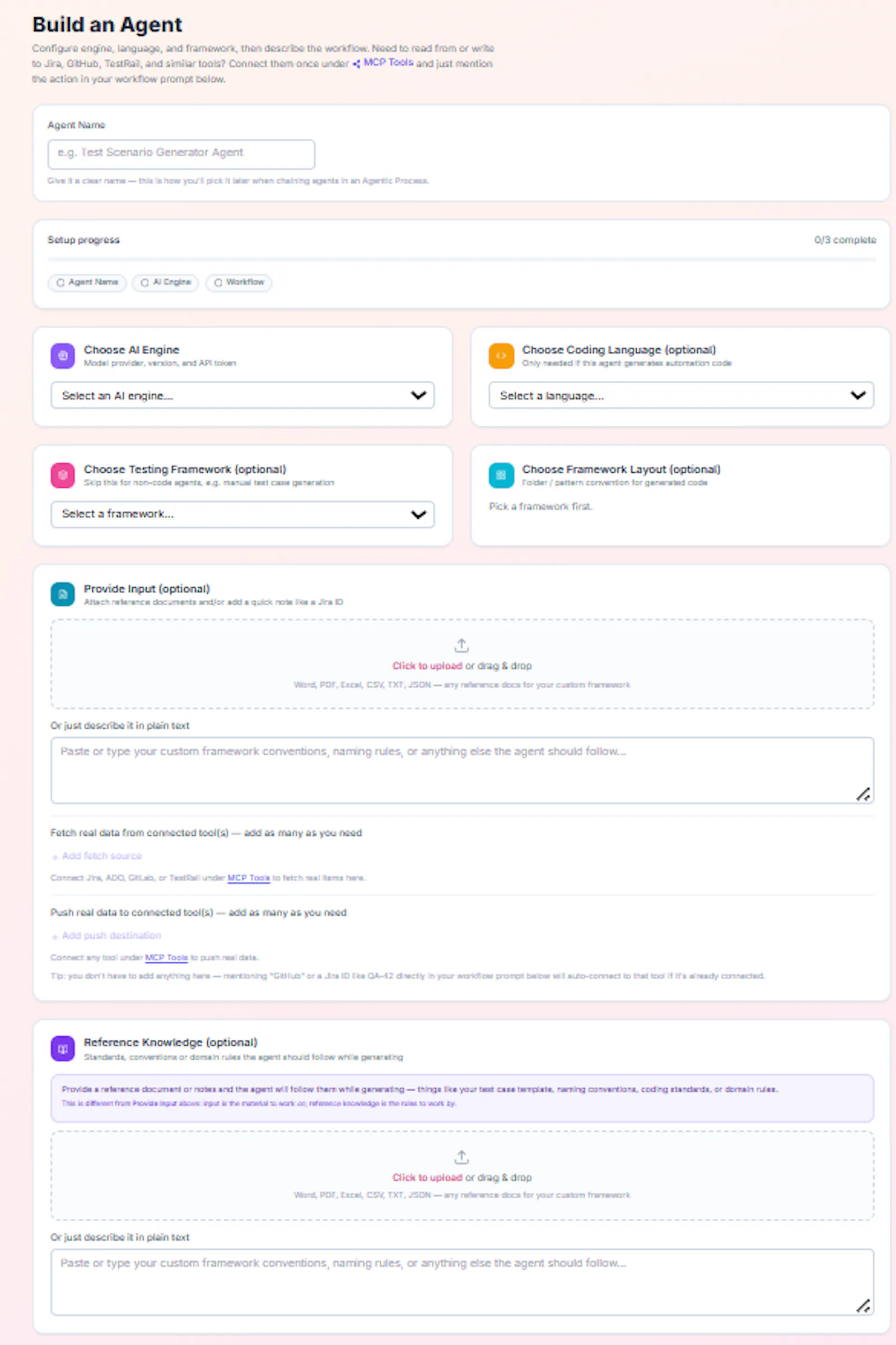 QA Agent Builder screenshot 3
