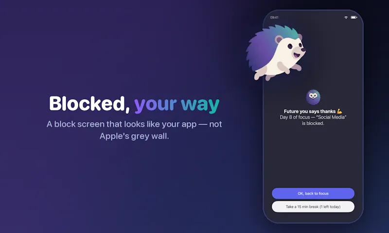 Quell: App Blocker & Focus screenshot 1