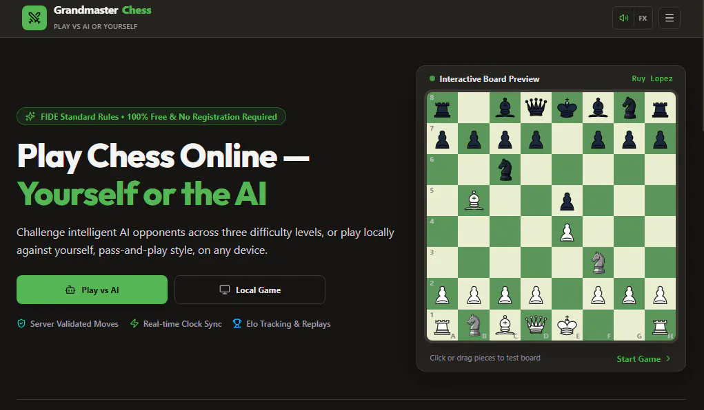 Grandmaster Chess Online 截图