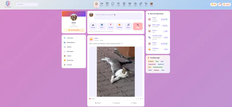 PawVerse Social screenshot 2