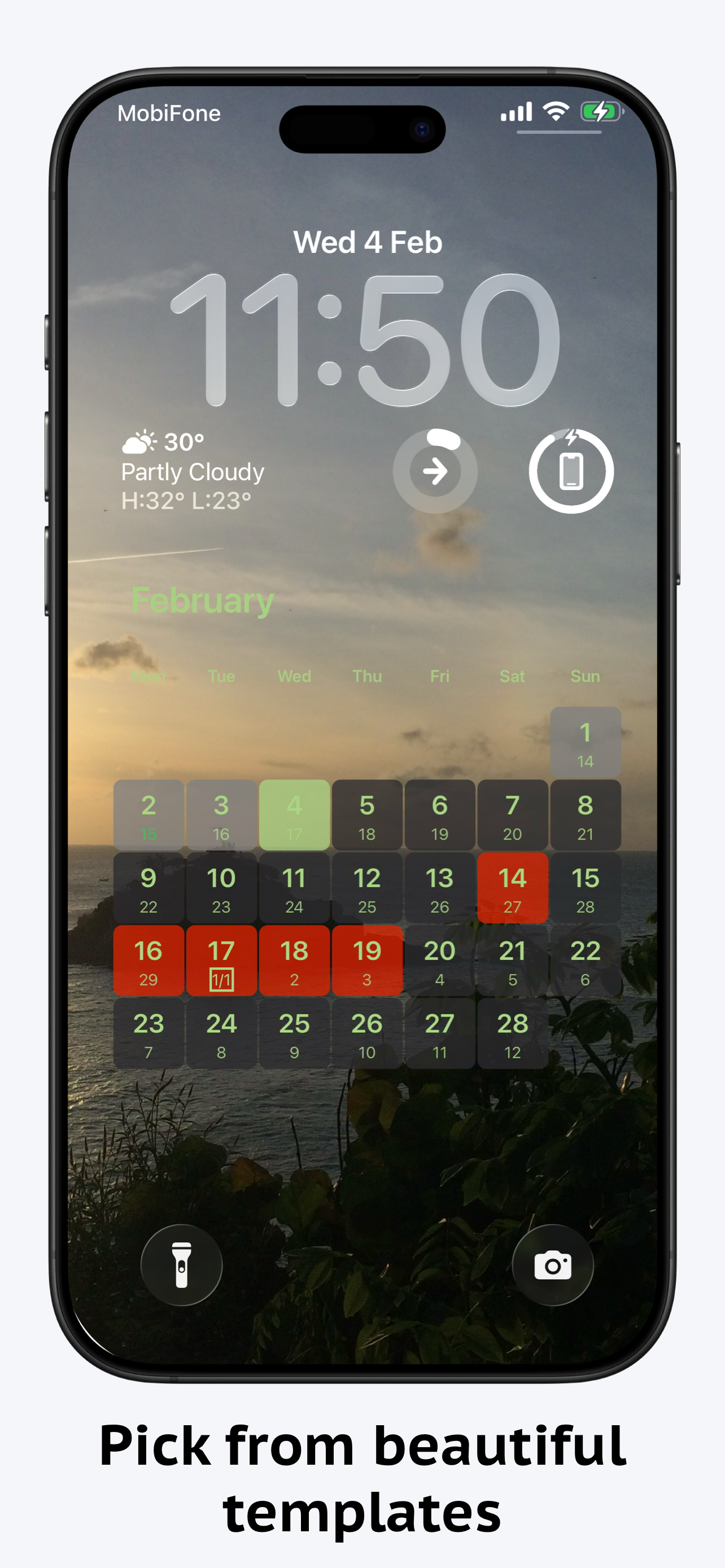 LockScreen Calendar Maker gallery image