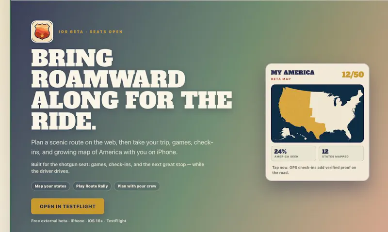 Roamward screenshot 2