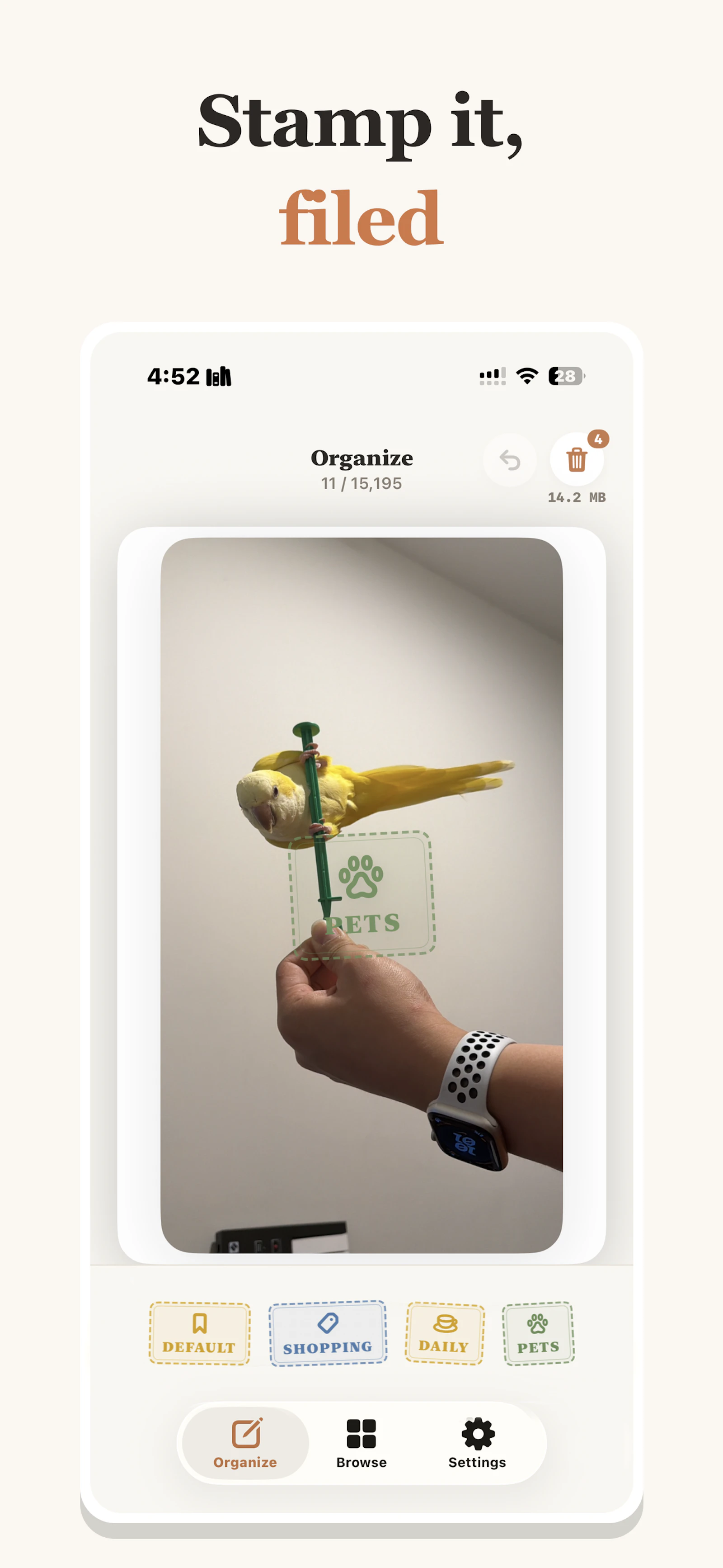 Photo Cleaner: StampSwipe screenshot 1